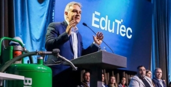 Llaryora anunció una inversión de $3.500 millones para fortalecer la educación técnica y su vín