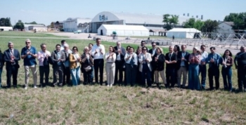 Visita del Papa: avanza el montaje del predio de FADEA