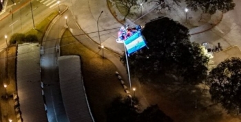 Tuvo lugar un ejercicio de rescate en altura único en el país