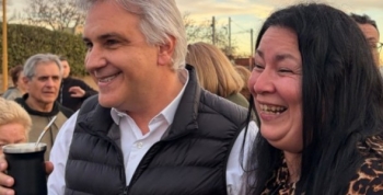 San Francisco: Llaryora inauguró la obra de desagües pluviales en barrio Parque