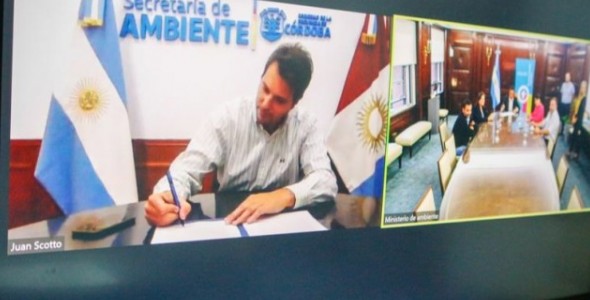 Córdoba firmó un convenio para implementar el Fondo Verde del Clima
