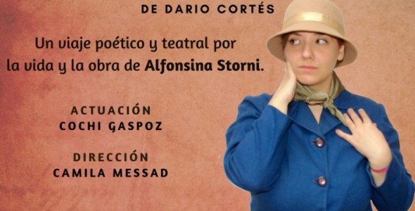 Un viaje poético y teatral por la vida y la obra de Alfonsina Storni​