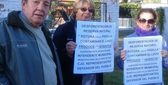 La protesta en Costa Azul Norte tuvo escasa convocatoria