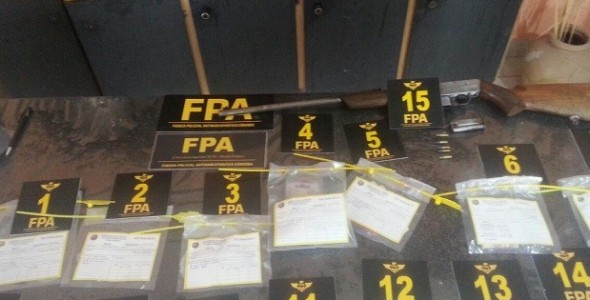 QUILINO: LA FPA CERRÓ UN PUNTO DE VENTA DE ESTUPEFACIENTES