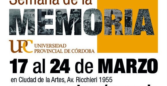 Actividades por la Semana de la Memoria en la Universidad Provincial