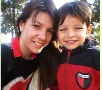Apareció Davina Toledo y su hijo
