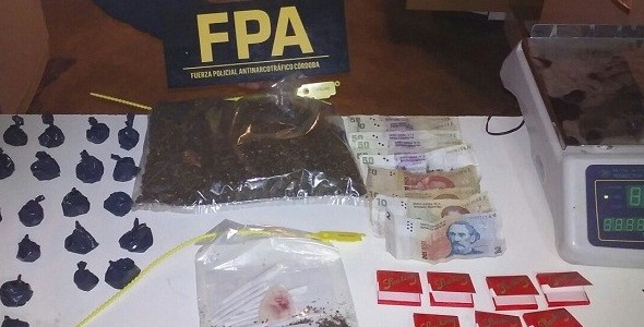 VILLA ALLENDE: SEIS DETENIDOS Y TRES PUNTOS DE VENTA DE DROGAS CERRADOS 