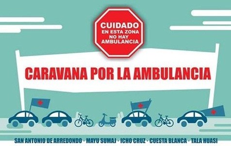Realizarán una Caravana por la Ambulancia