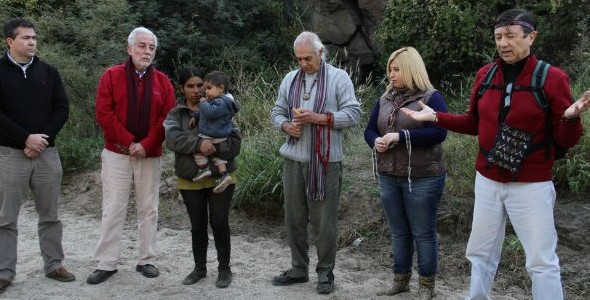 Angulo visitó comunidades aborígenes