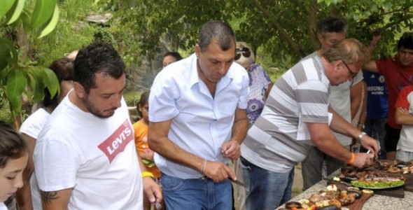 Un domingo diferente, festival del asado en Villa Giardino