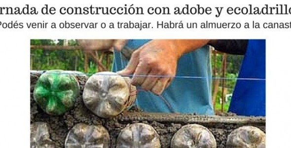 JORNADA DE BIOCONSTRUCCIÓN EN EL AULA AMBIENTAL