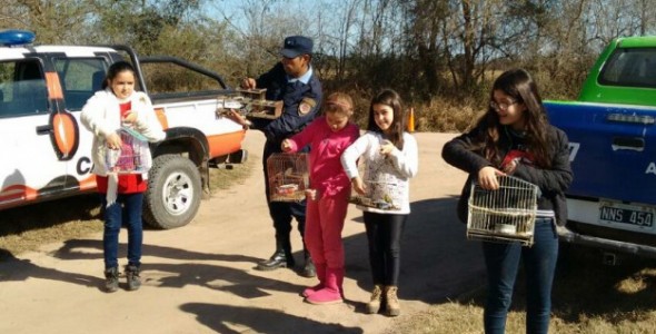 Policía Ambiental de Córdoba recuperó más de 50 aves