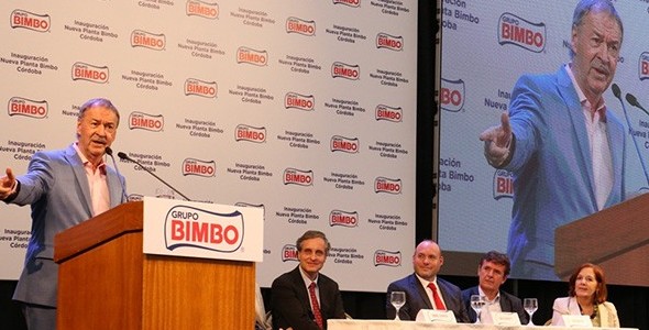 Con Schiaretti presente, Bimbo inauguró su planta en Malvinas Argentinas