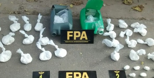 SECUESTRAN PRECURSORES QUÍMICOS Y COCAÍNA EN BARRIO CIUDAD DE MIS SUEÑOS