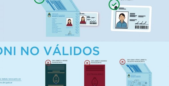 A partir de noviembre el DNI digital será el único válido para viajar a países de Sudamérica