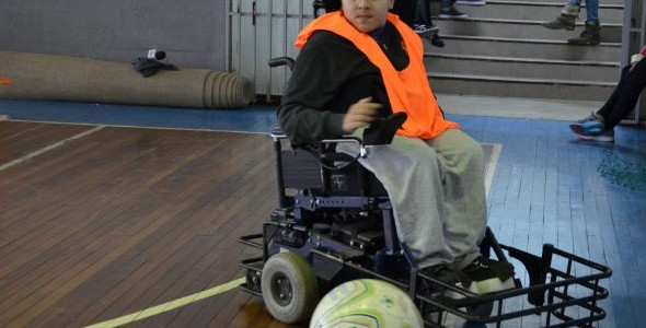 El powerchair, deporte sensación en el Estadio Kempes