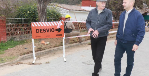 AVANZA LA OBRA DE GAS EN EL DISTRITO SUR DE CARLOS PAZ