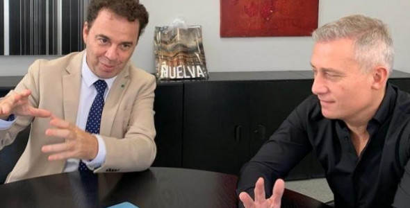 AVILÉS SE REUNIÓ CON AUTORIDADES DE HUELVA  