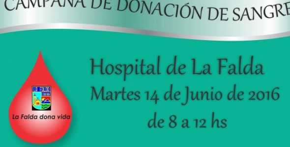 CAMPAÑA DE DONACIÓN DE SANGRE EN LA FALDA