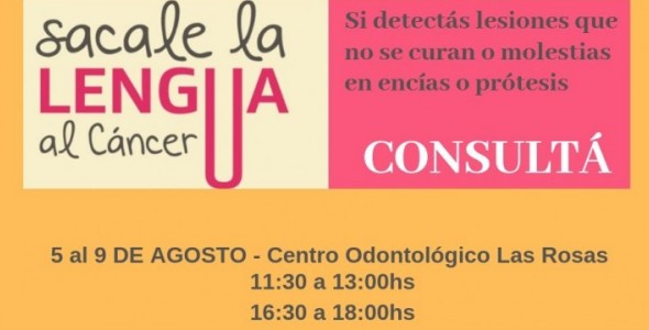 COMIENZA LA CAMPAÑA “SACALE LA LENGUA AL CÁNCER”
