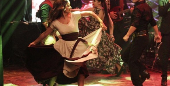 Lourdes Sánchez volvió a bailar en Carlos Paz 