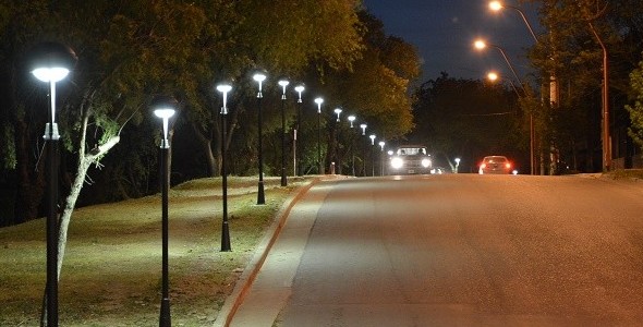 INAUGURACIÓN DE LUMINARIAS EN EL FANTASIO DE CARLOS PAZ