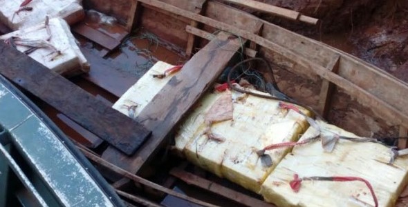 Incautaron 136 kilos de marihuana a la vera del Río Paraná