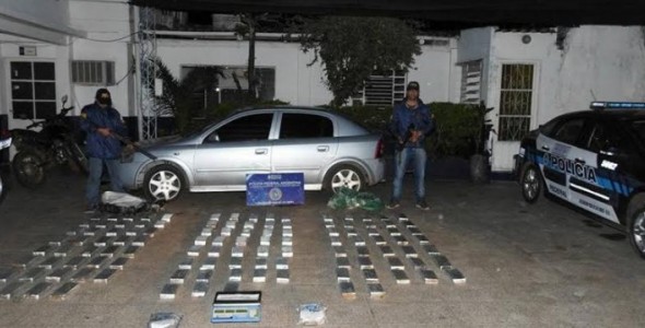 Incautaron 205 kilos de marihuana en Misiones y Corrientes