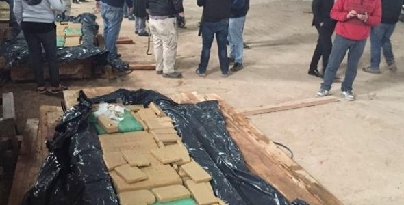  Secuestraron unas cinco toneladas de marihuana en un camión en La Matanza