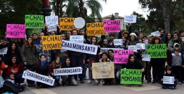 Malvinas volvió a marchar contra Monsanto