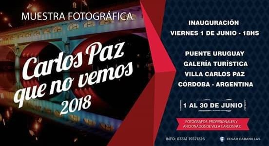 Nueva muestra fotográfica Carlos Paz que no vemos