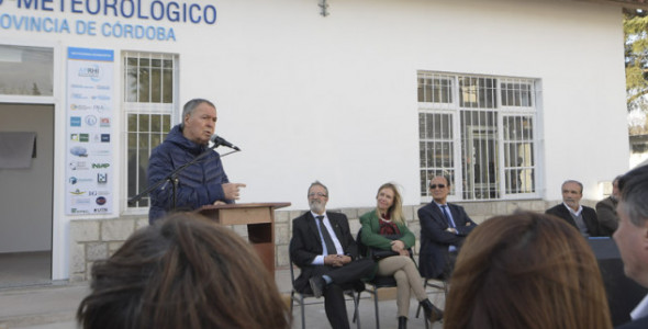 Schiaretti habilitó el Observatorio Hidrometeorológico de la Provincia