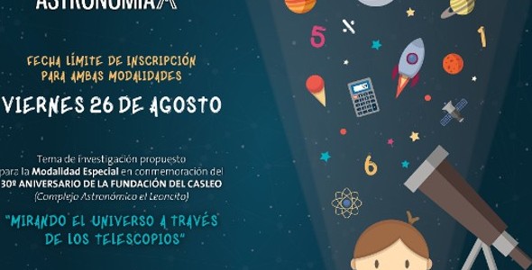 Inscripciones Abiertas para las Olimpíadas de Astronomía