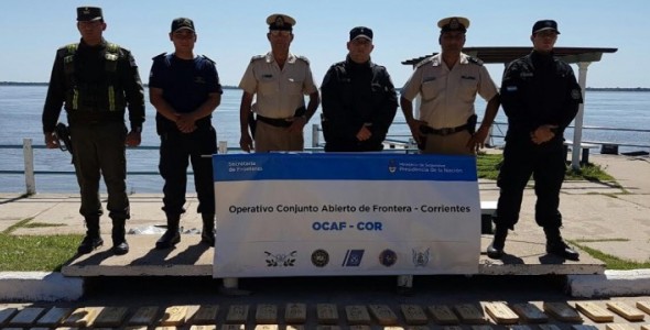 En Itatí incautaron un cargamento de marihuana de casi 600 kilos