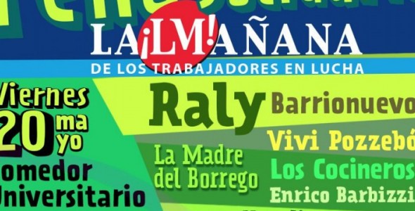 Peña Solidaria a beneficio de los trabajadores de La Mañana