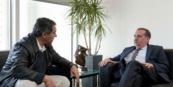 Robledo se reunió con el ministro Barañao