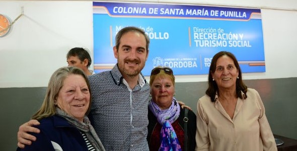 Rufeil visitó la Colonia de Santa María de Punilla