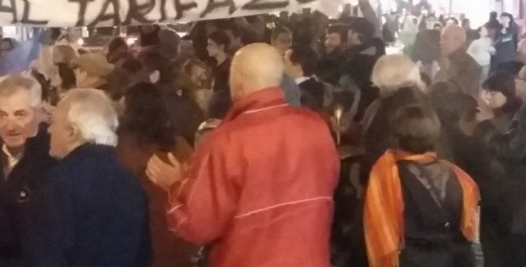 Carlos Paz también protestó contra el tarifazo