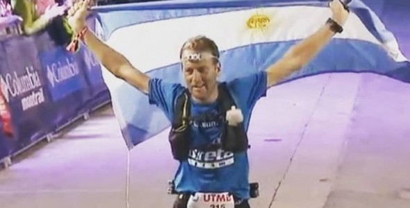  Huerta Grande felicitó a Pablo Ureta por su participación en el UTMB de Francia 