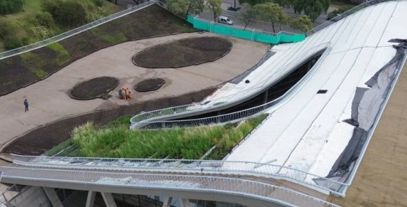 Córdoba tendrá la cubierta verde inclinada más grande del país