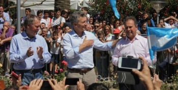 El Presidente y el Gobernador visitaron la localidad de Hernando