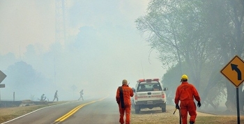 Es muy alto el riesgo de incendios forestales