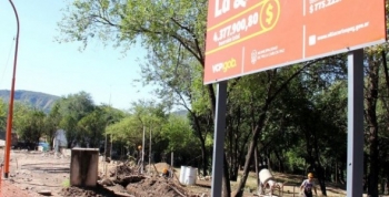 AVANZA LA PUESTA EN VALOR DE PARQUE CENTRAL LA QUINTA EN CARLOS PAZ