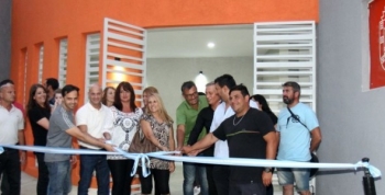 INAUGURARON OBRAS EN EL POLIDEPORTIVO DEL DISTRITO OESTE DE CARLOS PAZ