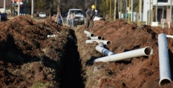 San Francisco: continúa la ejecución de la obra de saneamiento cloacal