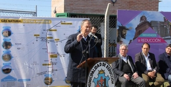 Schiaretti inauguró el primer tramo del Gasoducto Manisero