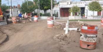 Río Cuarto: está en marcha la etapa final de la red cloacal de barrio Paraíso