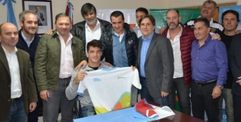 Córdoba homenajeó al abanderado de los Juegos Paralímpicos