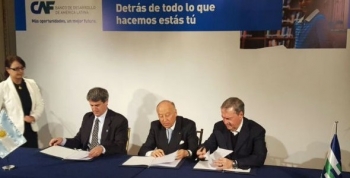 Schiaretti firmó el financiamiento del acueducto Los Molinos – Córdoba