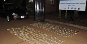 Operativo Doble fondo: secuestraron 96 kilos de marihuana en Misiones